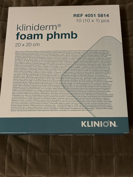 Kliniderm foam phmb habszivacs 20x20