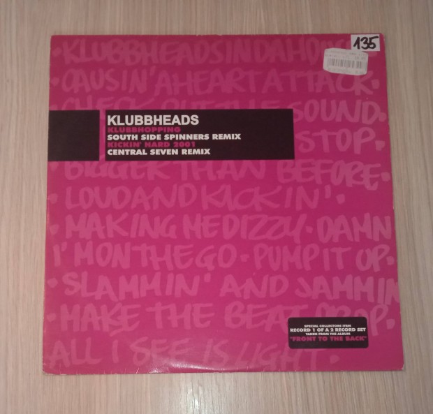 Klubbheads - Klubbhopping / Kickin' Hard 2001 (Vinyl,2001)