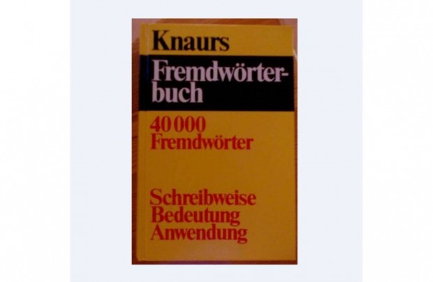 Knaurs Fremdwrterbuch - Idegen szavak sztra (nmet)