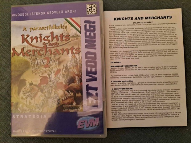 Knights and Merchants 2 - A parasztfelkels PC CD