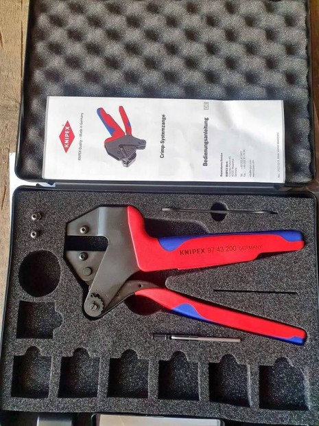 Knipex krimpel 97 43 200/rendszerfog j!