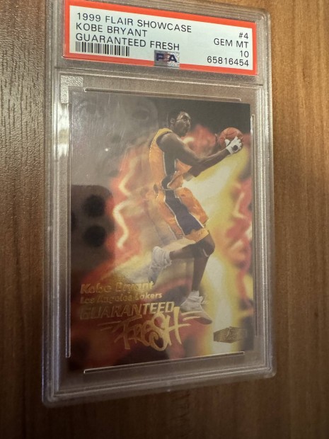 Kobe Bryant 1999 flair showcase psa 10