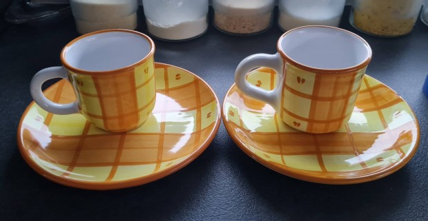 Kocks porceln 2 szemlyes bgre-tnyr tkszlet (apr hibkkal)