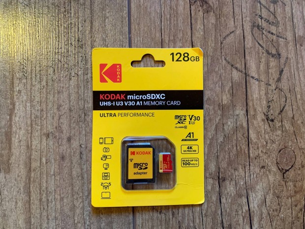 Kodak 128GB microsd krtya