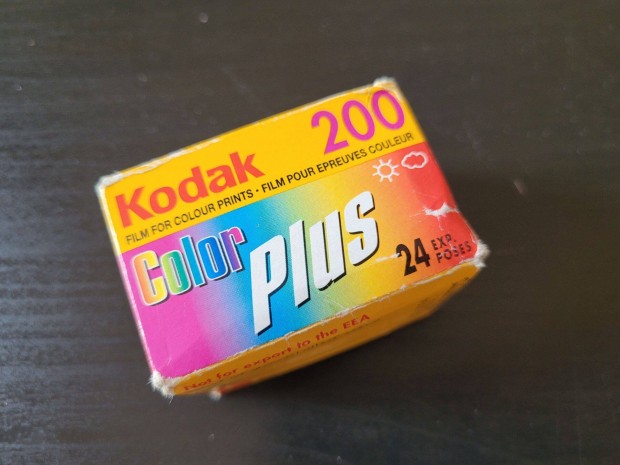 Kodak 200-135-24 color plus - sznes negatv film 24 felvtel, 35mm