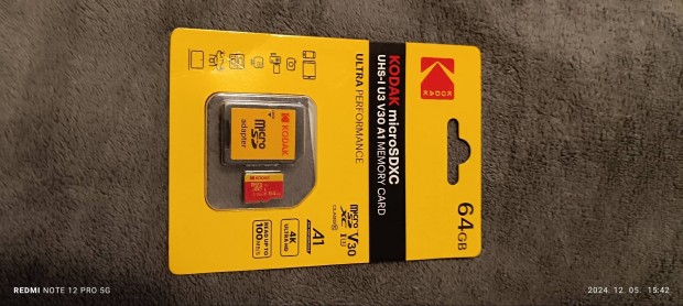 Kodak 64 gb memriakrtya.