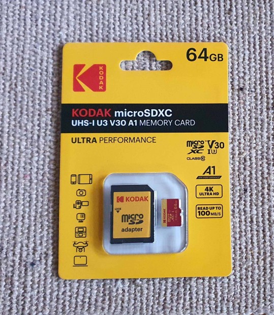 Kodak micro sd krtya, 64 gb j elad