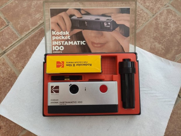 Kodak pocket instamatic 100 rgi analg fnykpezgp szett