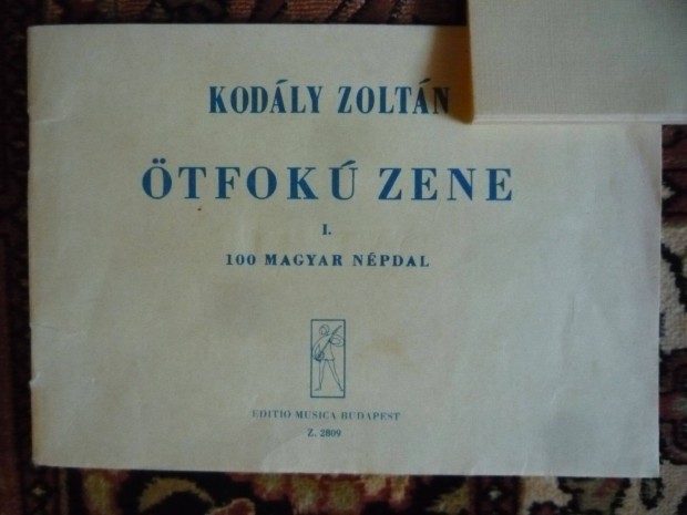 Kodly Zoltn tfok zene I. nek szolfzs 1958