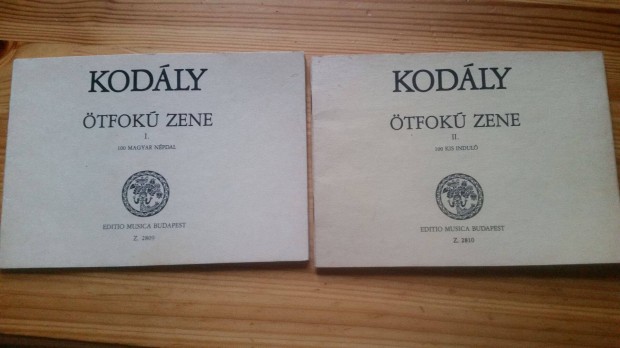 Kodly Zoltn: tfok zene I-II. - 100 magyar npdal + 100 kis indul