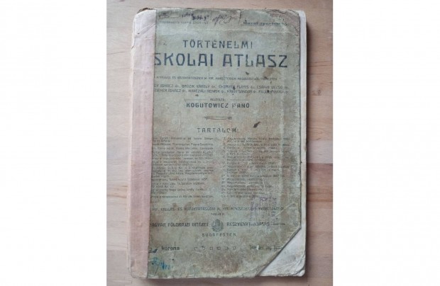 Kogutowitz Man : Trtnelmi iskolai atlasz 1911