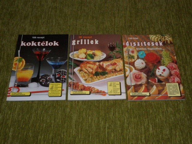 Koktlok (108 recept) + Grillek ( 58 recept) + Dsztsek (150 tlet)
