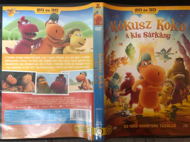 Kkusz Kok DVD A kis srkny 2D s 3D (karcmentes, ritkasg)