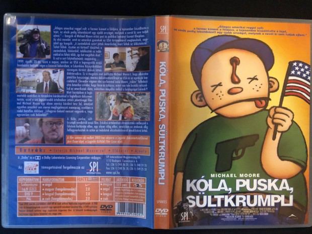 Kla, puska, sltkrumpli (karcmentes, Michael Moore) DVD