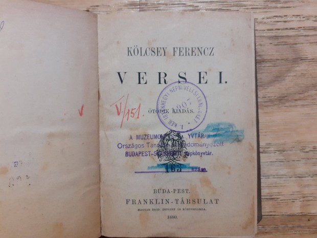 Klcsey Ferencz versei (1880-as kiads)