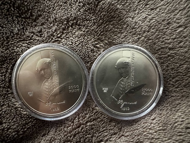 Kölcsey - Himnusz / Ezüst 15000 Forint + Színesfém 3000 Forint / 2023