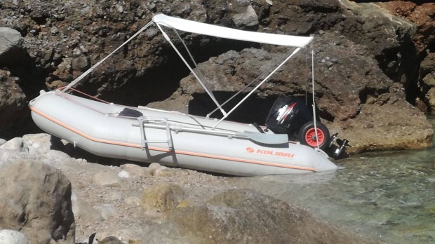 Kolibri KM360D gumics�nak, Suzuki DF15 motor ut�nfut�val