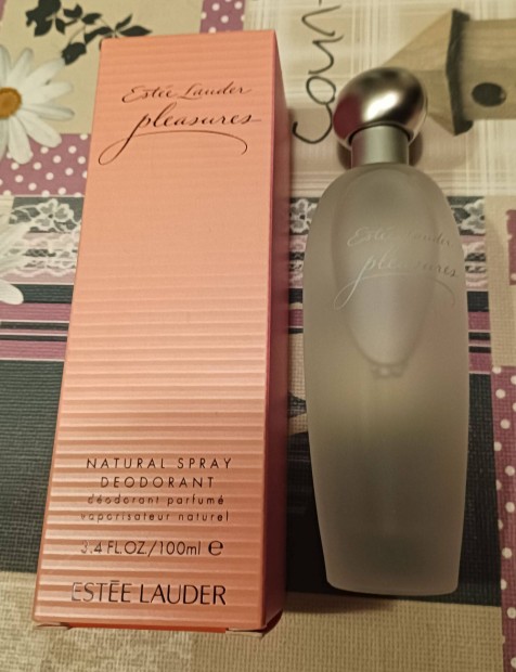 Klni Este Lauder-Pleasures-Deodorant Natural Spray 100 ml j parfm