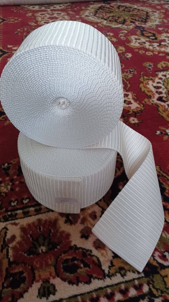 Költöztető gurtni, bútorszállító heveder, 10cm széles, 12m hosszú, új