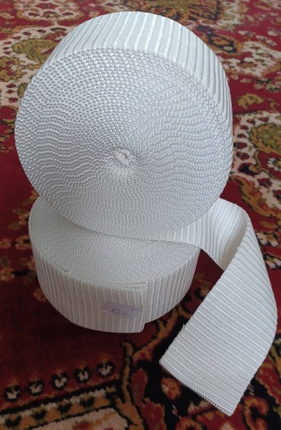 Költöztető gurtni, bútorszállító heveder, 8cm széles, 12m hosszú, új