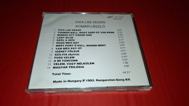 Komár László Viva Las Vegas Cd 1993