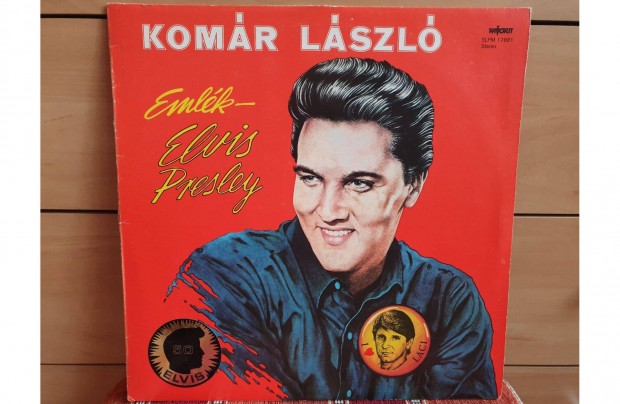 Komr Lszl - Emlk Elvis Presley 1 bakelit lemez hanglemez Vinyl