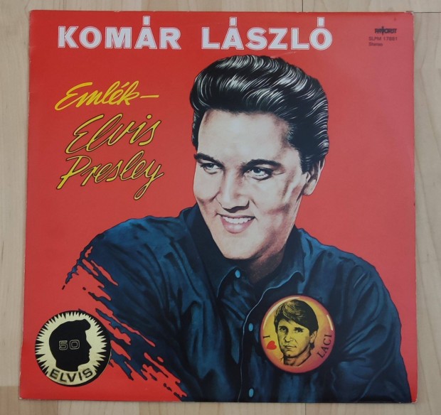 Komr Lszl emlk Elvis Presley bakelit vinyl