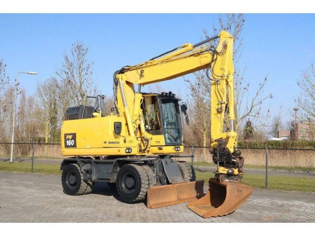 Komatsu PW160-11 / Engcon Tiltrotator / 7.304 üzemóra / Lízing