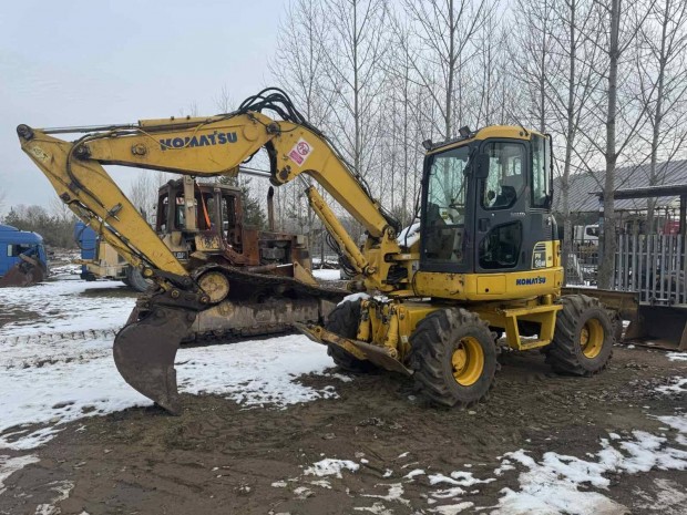 Komatsu PW 98MR-6 gumikerekes forgrakod