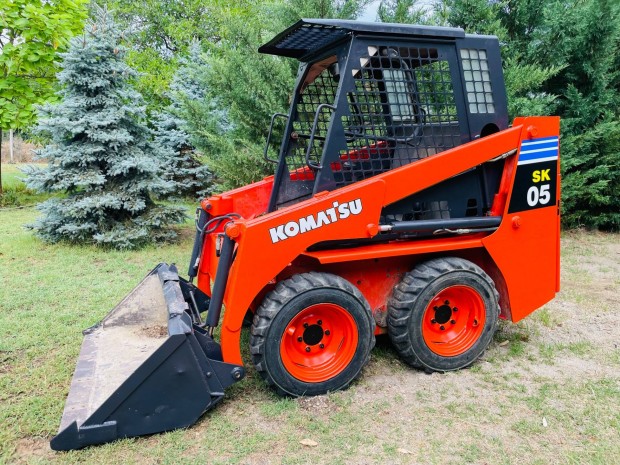 Komatsu Sk05 csúszókormányzású Bobcat munkagép