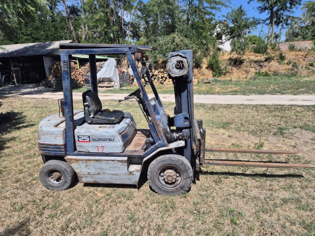 Komatsu, 2 t.-ás, diesel, teljes motorfelújítással