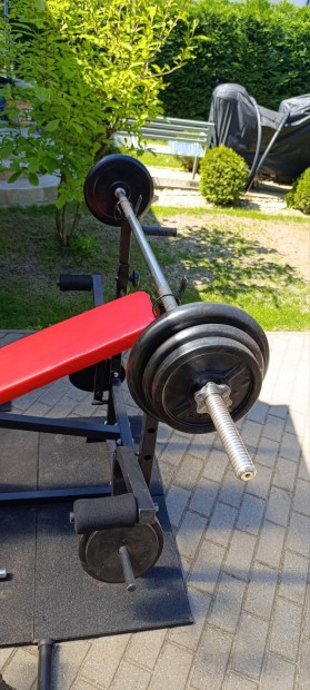 Kombinalt fekpad+fekvenyomó rúd+2db egykezes rúd+...