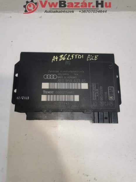 Komfort elektronika AUDI A4 B6 8e0959433as