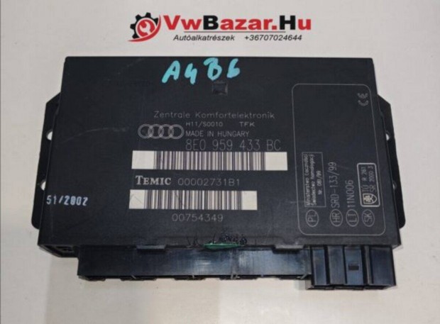 Komfortelekronika Audi A4 B6 8e0959433bc