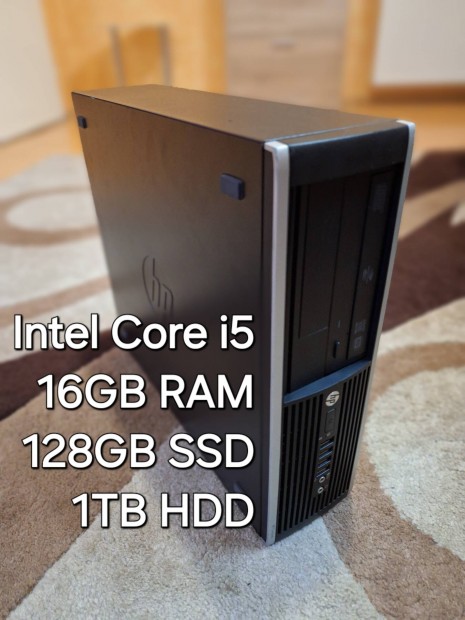 Kompakt PC - Intel Core i5, 16GB RAM, 128GB SSD, 1TB HDD