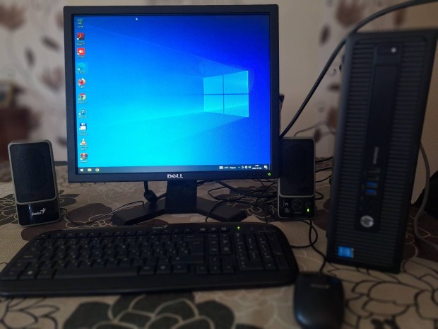 Komplett HP Intelcore i3 asztali PC 19" monitorral