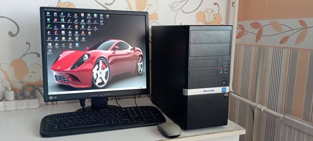 Komplett szmtgp 19" LG monitorral, Windows XP-vel sok-sok jtkkal