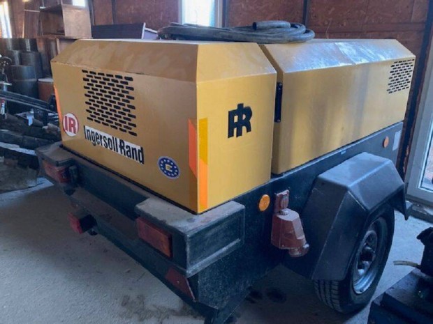 Kompresszor, +aggregátorral (220 volt), ingersoll rand, diesel