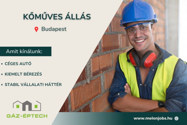 Kőműves szakmunkás