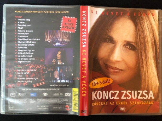 Koncz Zsuzsa Ki nevet a vgn - Koncert az Erkel sznhzban DVD