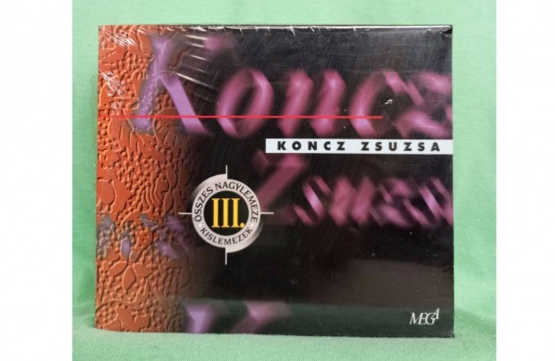 Koncz Zsuzsa sszes nagylemeze III. /j flis/ 5 db. CD