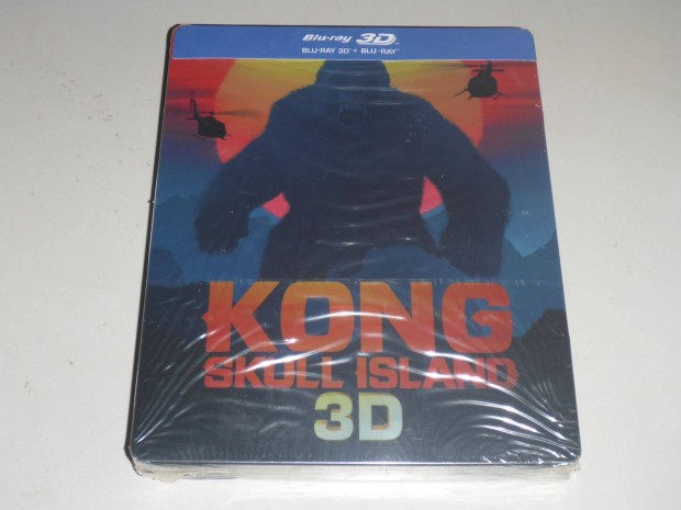 Kong: Koponya-sziget 3D+2D - limitlt, fmdobozos vlt.(steelbook) blu