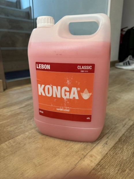 Konga Folyékony szappan, Orgona parfüm, Bőrgyógyászatilag tesztelt, 5L