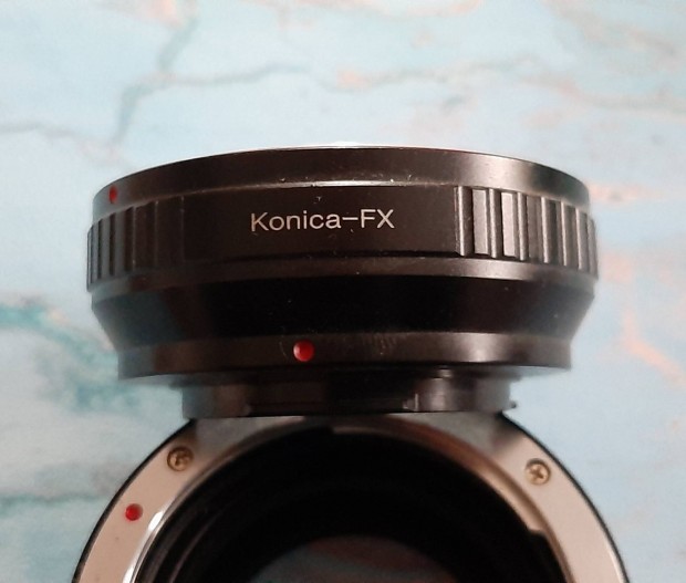 Konica AR adapter Fuji X kamerkhoz