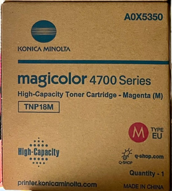 Konica Minolta 4700 Series TNP-18 (A0X5350) - toner, magenta