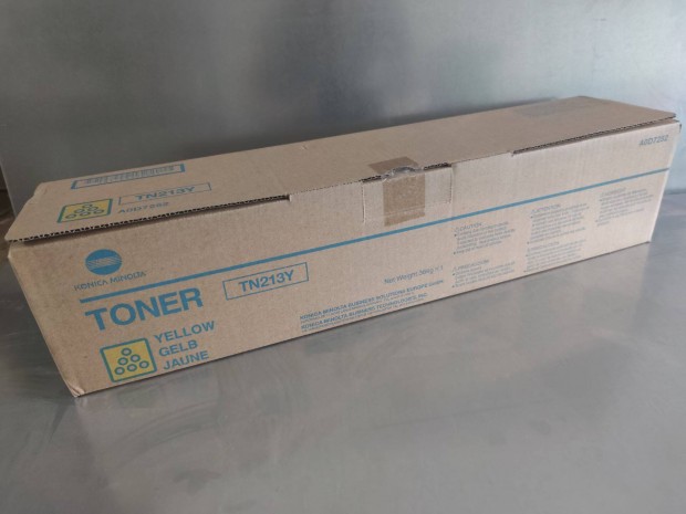 Konica Minolta TN213Y eredeti toner (Bizhub C203, C253)