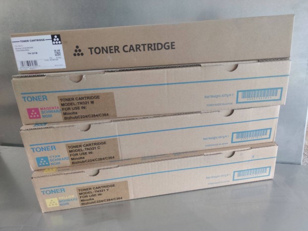 Konica Minolta TN321 eredeti toner (Bizhub C224, C284, C364)