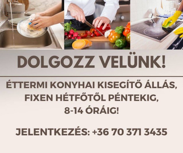 Konyhai Kisegítő Állás - V. Kerület