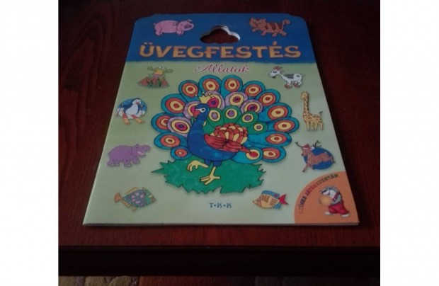 Könyv- Üvegfestés -Állatok, új