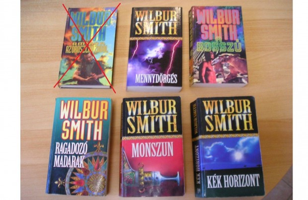 Könyv: Wilbur Smith Courtney család történetei - 6 könyv